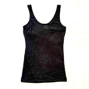 Freeloader Black Soft Material Basic Black Tank Top